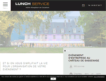 Tablet Screenshot of lunch-service.fr